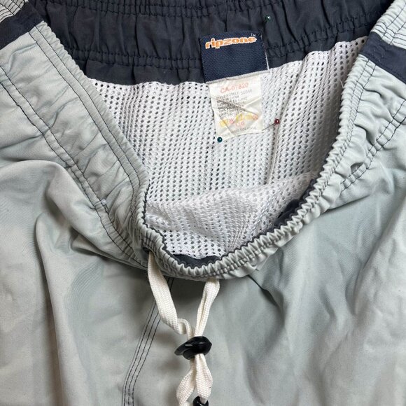 Rip Zone Board Shorts Men Size L Cargo Mid Thigh Drawstring Outdoor Swim Surf - Picture 5 of 16